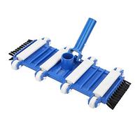 Famus Cabezal de vacío de Piscina Flexible Profesional con Cepillo Lateral Ruedas Herramienta de Limpieza de Piscina de Estanque de Peces