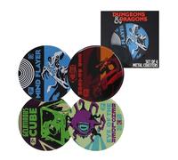 Fanattik Dungeons & Dragons - Set de 4 Dessous de Verre Monstres en Métal