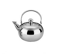 Fancyland Tetera de acero inoxidable - Hervidor sibilante de acero inoxidable - 1 L/1,5 L/2,5 L - Cafetera de tetera para cocina de gas/cocina de inducción/calefacción eléctrica