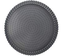 FANDE Quiche Tart Pan, Molde para Quiches y Tarta, Molde de Horno Rizado Perforado - Base Desmontable - Recubrimiento Antiadherente - Diámetro 26 cm