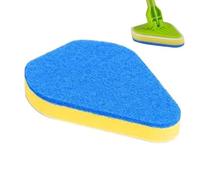 Fangfhai Fregadora de baño | Cepillos para para Limpiar | Fregadora de Azulejos 2 en 1 Extensible con Cabezal Ajustable, Esponja de Cepillo Limpio Desmontable para zócalo, baño, bañera, Suelo, Pared