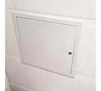 FANGQMM Puerta de Acero, Panel de revisión de Pared y Techo para ático y Paneles de Yeso, para Contador de Agua, Techo, bañera, Cajas de fusibles, Cables Ocultos, mangueras 30x45cm/12x18in