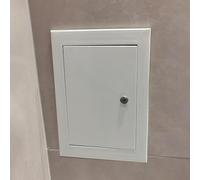 FANGQMM Puerta de Inspección Panel de Acceso de Aluminio Aislante para Puerta, Placas de Cubierta de Plomería Ocultas para Pared/Techo, Tapa de Registro 65x75cm/26x30in