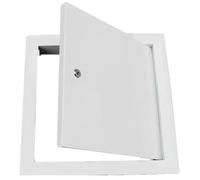 FANGQMM Trampilla Pladur Panel De Acceso Metálico Al Techo, Trampilla de Revisión de Puerta de Inspección de Pared de Aluminio, Trampilla de Inspección Eléctrica 45x65cm/18x26in