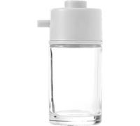 Fangxuee Dispensador de Aceite de Vidrio de 100 Ml, Botella de Condimentos A Presión, Tarro Medidor de, Recipiente para Cocinar con Control de Aceite, Almacenamiento de Cocina.