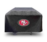 FANMATS 41137 NFL - Cubierta Rectangular Negra para Parrilla San Francisco 49ers - Se Adapta a Parrillas de 3 y 4 quemadores - 68 x 21 x 35 Pulgadas