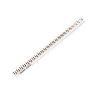 FANNIXI Accesorios for disyuntores A9HLD624 1P+N 24 * 18 mm Interruptor de Aire Peine Barra colectora DPN Doble Salida Doble Conexión de 24 circuitos Cobre