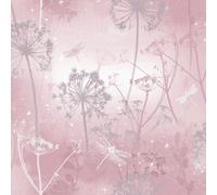 Fantasia Damselfly Wallpaper Blush - ARTHOUSE 692305 Glitter