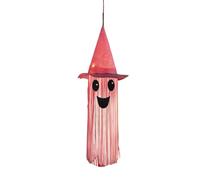Fantasma Halloween Sombrero De Colgante Con Aterradora Exterior Y Luz LED