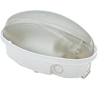 FANTON 62720L PANDA MIDI Plafón LED ovalado 12W 3000K IP65 dimensiones 215x125x110 mm. carcasa de policarbonato opal