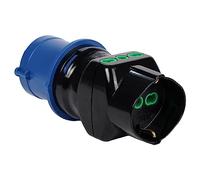 FANTON 78090-E Adaptador industrial, Spina 2P+T 16A 200-250V 6h IP44, 2 Pres Bipasso Italiano 2P+T 16A