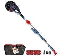 FANZWORK Lijadora Pared y Techo 900 W sin Escobillas, Ultra Ligera, 2300 rpm, LED, Incluye 12 Discos de 225 mm y Maletín