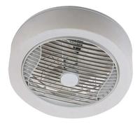 Farelek Ventilador de techo blanco Ø40cm 95W con corona de iluminación LED
