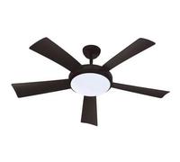Farelek Wallis Black Ø132cm ventilador de techo 38W con iluminación LED