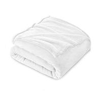 FARFALLAROSSA Manta Gigante de Franela Polar para Cama 180 King Size, Cubre Sofá Familiar, Extra Suave y Cálida, Oeko-Tex, 230 x 270 cm Blanco