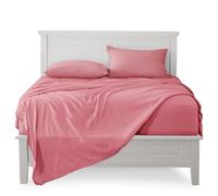 FARFALLAROSSA Sabanas 135 x 190 - Juego Sábanas 135x200 3 Piezas Algodón con Bajera 135x190 Ajustable, Encimera Cama 135 y 1 Fundas de Almohada 50x80cm