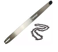 Farmertec Holzfforma Pro 42 pulgadas 3/8 .063 136DL barra sólida y cadena de cincel completo compatible con Stihl MS440 MS441 MS460 MS461 MS660 MS661 MS661 MS650 066 065 064