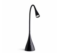 Faro 52058, color negro, aluminio, vidrio, silicona, IP20, clase II, 3W, LED