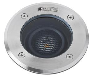 Faro 70309, iluminación exterior puntual, gris, aluminio, IP67, Clase I, 15 W