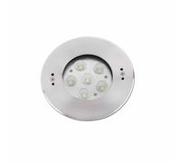 Faro 70455, iluminación de techo para exteriores, color gris, acero inoxidable, IP68, clase III, 18 W