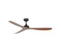 Faro Barcelona Ventilador de techo Gotland DC negro/madera oscura