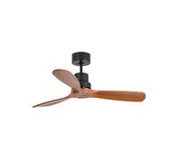 Faro Barcelona - Ventilador de techo MINI LANTAU 33517DC negro mate con motor DC