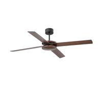 Faro Barcelona – Ventilador de techo Polea 33724 – Motor DC sin luz – Negro