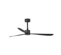 FARO BARCELONA Ventilador de techo Amelia, motor DC 3 palas negro