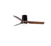 Faro Barcelona Ventilador MINI PUNT TUB S 33835-1TW LED DC negro/madera oscura
