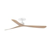 FARO BARCELONA 34195R - ROCKER RECESSED L Ventilador blanco/fresno