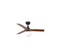 FARO BARCELONA 34278-11L - KLIM S Ventilador negro/nogal DC E27