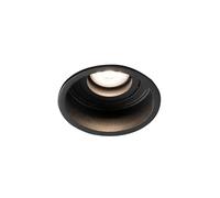 Faro Barcelona 40119 - HYDE R Empotrable negro redondo orientable