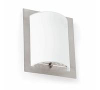 FARO BARCELONA Aplique Diula-1 níquel 20 cm