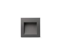 Faro Barcelona 70146 - SEDNA SQ 90 Empotrable gris oscuro