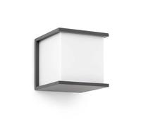 KUBICK Lámpara de Pared Exterior Gris Oscuro