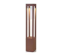 Faro Barcelona Lámpara exterior AGRA 650 LED marrón óxido 65 cm 3000K