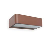 Faro Barcelona Lámpara de pared exterior TAKUA marrón óxido