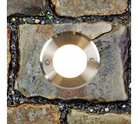 FARO BARCELONA Acero inoxidable - moderna lámpara de suelo LED empotrable LED-18
