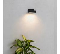 FARO BARCELONA Aplique de exterior Balic LED, negro, aluminio, ancho 15 cm EC:EPREL:1454423