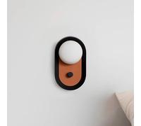 FARO BARCELONA Aplique de pared LED Maya, terracota, aluminio/vidrio, anchura 12,2 cm EC:EPREL:1506652