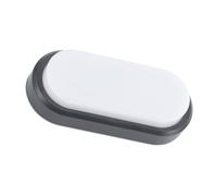FARO BARCELONA Aplique LED Fred XL IK10 gris oscuro/blanco