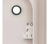 FARO BARCELONA Aplique LED May IP44, negro