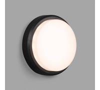 FARO BARCELONA Aplique LED Tom XL, IK10, gris oscuro/blanco