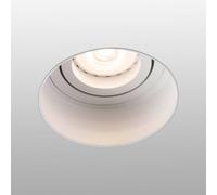 FARO BARCELONA Foco empotrable Hyde, de 1 luz, redondo, orientable, blanco