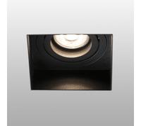 FARO BARCELONA Foco empotrado Hyde 1 luz angular giratorio negro