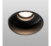 FARO BARCELONA Foco empotrado Hyde 1 luz redondo giratorio negro