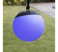 FARO BARCELONA Lámpara colgante exterior LED Voila, móvil, RGBW
