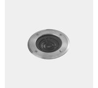 Faro empotrado LED C4 Kay, 11,5 W, luz blanca cálida, 925 lúmenes, IP65-IP67, color plateado