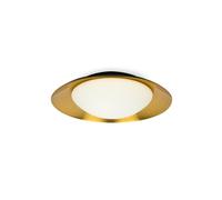 Faro empotrado, tecnología LED, bombilla no reemplazable, 3000 K, 1200 lúmenes, IP20, color negro, acabado en cobre