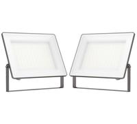Faro LED de 17000 lúmenes, 6500K, IP66, pack de 2, 160W, sin parpadeo